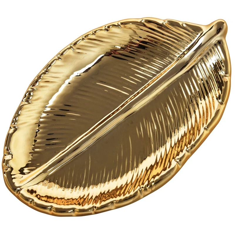 6X Decorative Gold Leaf Ceramic Plate Dish Porcelain Candy Trinket Dish Jewelry Fruit Serving Tray Storage Plate
6X Decorative Gold Leaf Ceramic Plate Dish Porcelain Candy Trinket Dish Jewelry Fruit Serving Tray Storage Plate