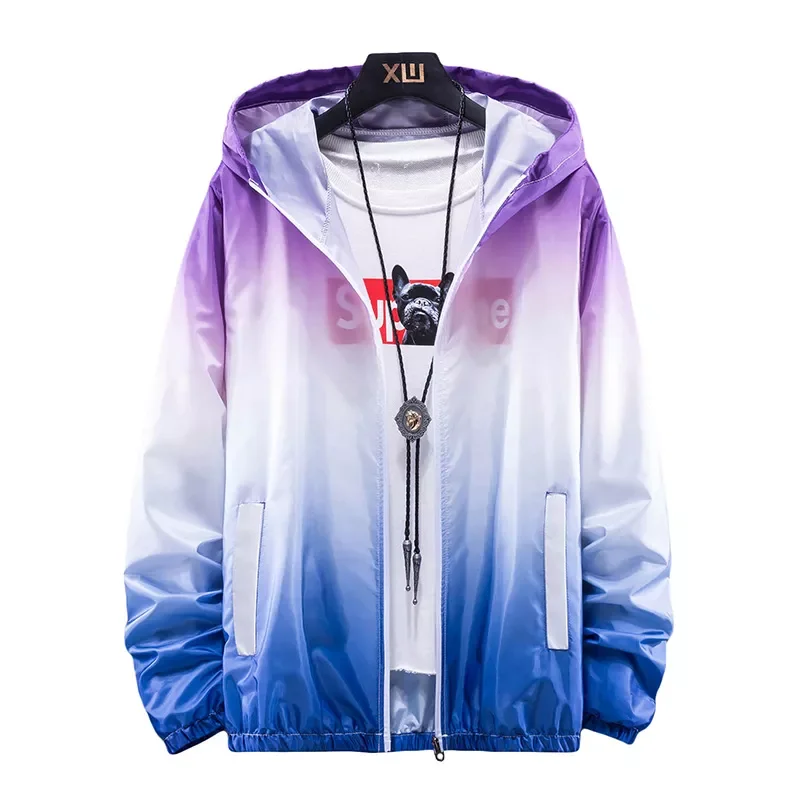 Men Women Casual Solid Windbreaker Zipper Thin Hooded Coat Outwear Male Jacket Plus Size 6XL 7XL New Spring Summer Bomber Jacket
Men Women Casual Solid Windbreaker Zipper Thin Hooded Coat Outwear Male Jacket Plus Size 6XL 7XL New Spring Summer Bomber Jacket