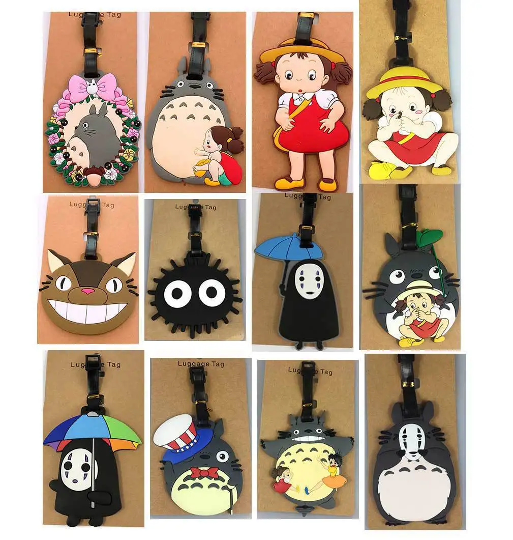 Hayao Miyazaki My Neighbor Totoro Key Chain Luggage Tags Spirited Away Key Chain Boarding Pass Bag Pendant Keyring
Hayao Miyazaki My Neighbor Totoro Key Chain Luggage Tags Spirited Away Key Chain Boarding Pass Bag Pendant Keyring