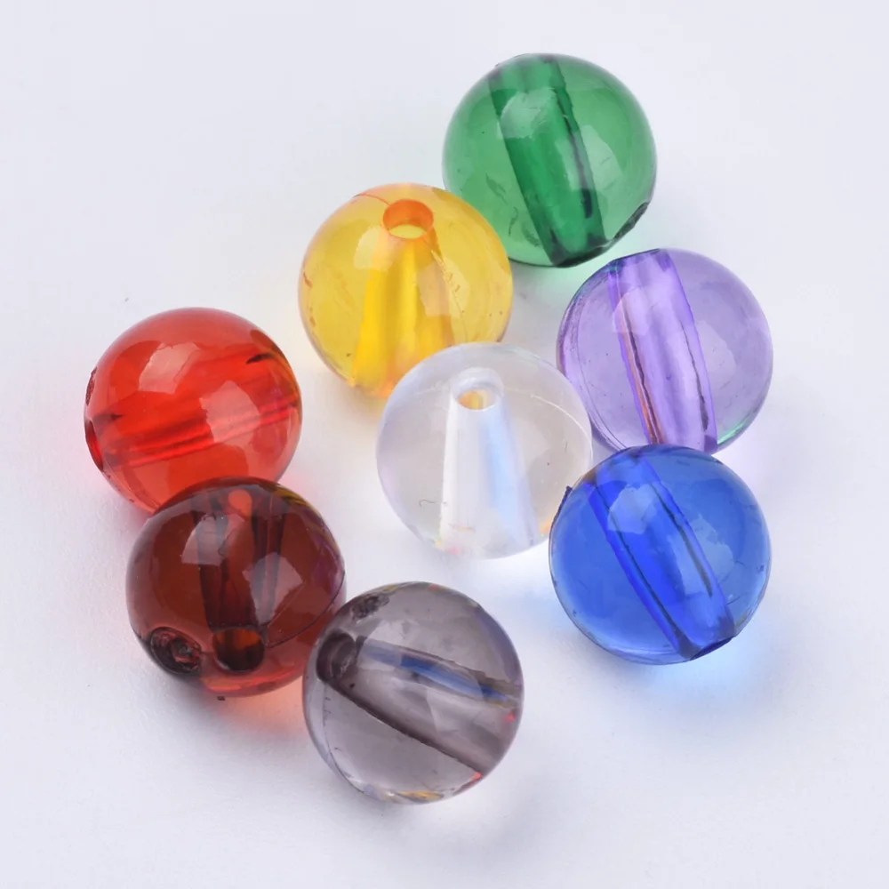 500g Transparent Acrylic Beads Round Mixed Color 26x25.5mm Hole: 3.5mm about 49pcs/500g 
500g Transparent Acrylic Beads Round Mixed Color 26x25.5mm Hole: 3.5mm about 49pcs/500g