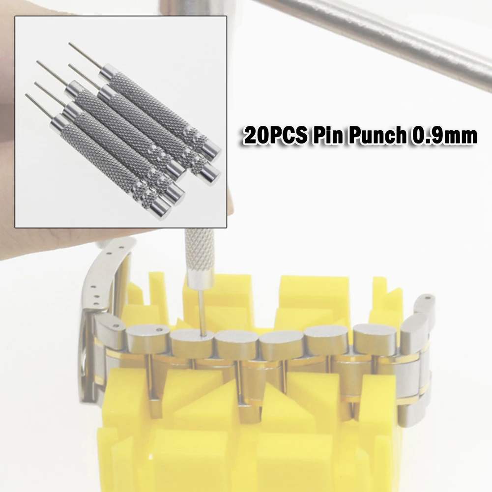 Watch Pin Punch Pin Remover Repair Tool Replacement Spare Parts Watch Punches 20Pcs Accessories Aluminum Alloy Brand New
Watch Pin Punch Pin Remover Repair Tool Replacement Spare Parts Watch Punches 20Pcs Accessories Aluminum Alloy Brand New