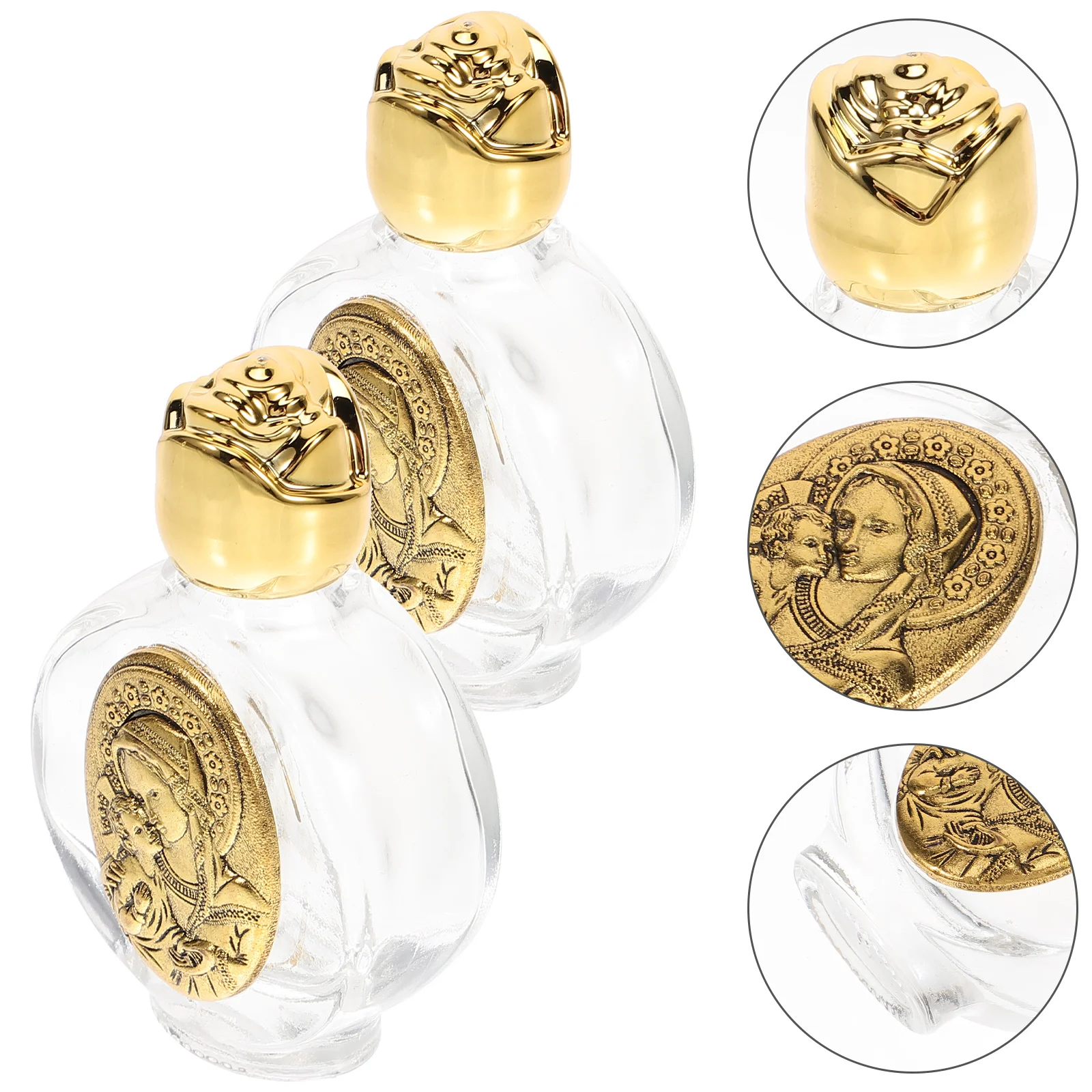 2 Pcs Embossed Water Bottle Ornaments Little Bottles Glass Potion Decorative Home Decorations Tiny Baptism Wedding
2 Pcs Embossed Water Bottle Ornaments Little Bottles Glass Potion Decorative Home Decorations Tiny Baptism Wedding
