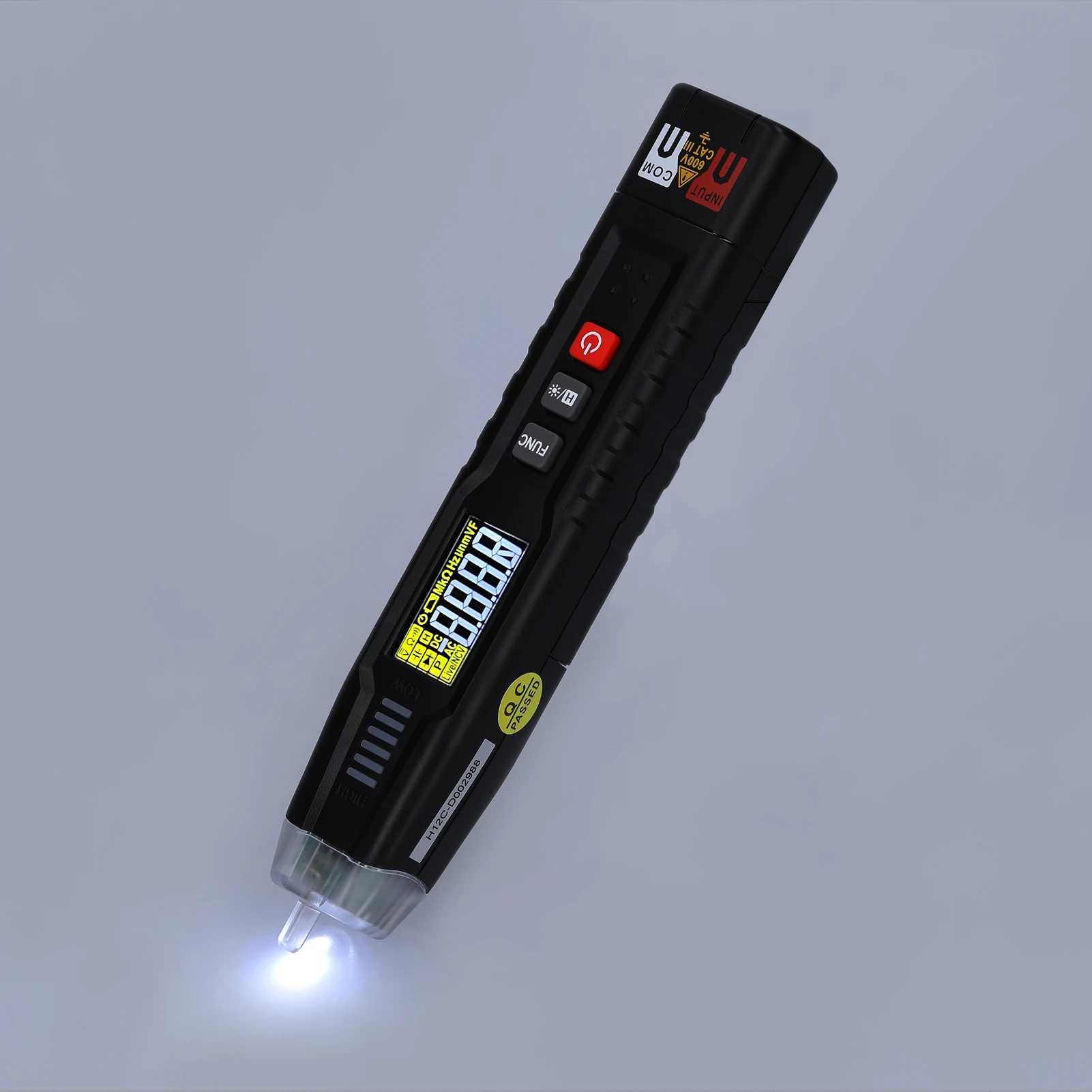 MAYILON 600V Pen Type Portable Multimeter NCV Voltage Resistance Capacitance Frequency Test 4000 Counts Data with Flashlight
MAYILON 600V Pen Type Portable Multimeter NCV Voltage Resistance Capacitance Frequency Test 4000 Counts Data with Flashlight