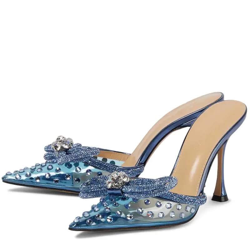 PVC Transparent Women's Pumps 2022 Stiletto Pointed Toe Rhinestone Butterfly-Knot Women's Slippers High Heel Slingback Sandals
PVC Transparent Women's Pumps 2022 Stiletto Pointed Toe Rhinestone Butterfly-Knot Women's Slippers High Heel Slingback Sandals