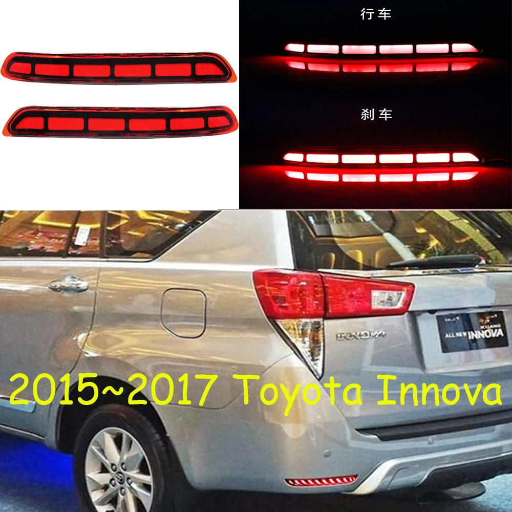 car bumper Cresta taillamp tail light for Toyota Innova taillight 2015~2017y LED car accessories Taillamp Innova rear light fog
car bumper Cresta taillamp tail light for Toyota Innova taillight 2015~2017y LED car accessories Taillamp Innova rear light fog
