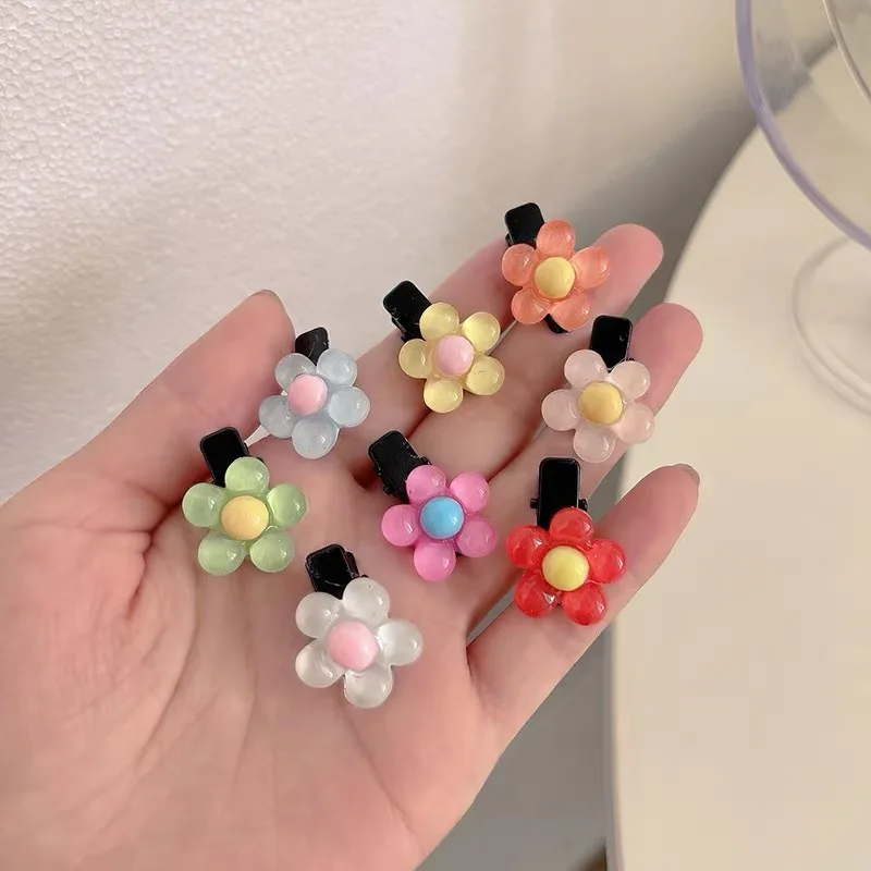 Cute Colorful Flower Barrettes Female Korean Style Minimalist Candy Color Hairpin Duckbill Clip Hair Accessories Headdress New
Cute Colorful Flower Barrettes Female Korean Style Minimalist Candy Color Hairpin Duckbill Clip Hair Accessories Headdress New
