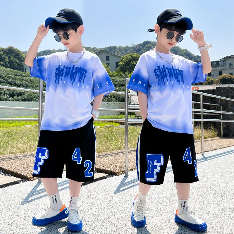 Summer Boy Cotton Suit New Casual Middle-Aged Boy Foreign Style Cool And Handsome Boy Korean Version Of the Trendy Clothing
Summer Boy Cotton Suit New Casual Middle-Aged Boy Foreign Style Cool And Handsome Boy Korean Version Of the Trendy Clothing