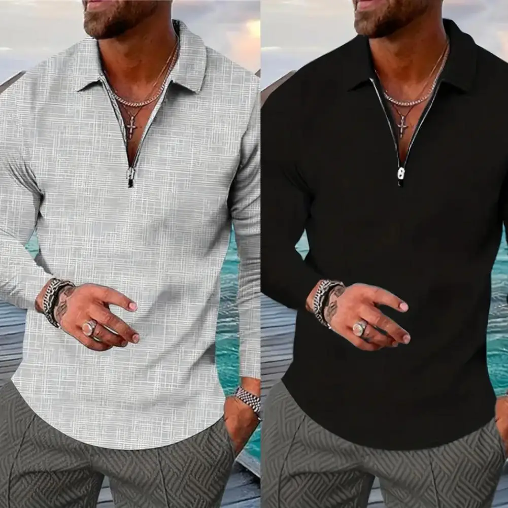 Breathable Men Shirt Soft Breathable Men's V-neck Pullover Stylish Lapel Design Slim Fit for Business Casual Wear in Fall Spring
Breathable Men Shirt Soft Breathable Men's V-neck Pullover Stylish Lapel Design Slim Fit for Business Casual Wear in Fall Spring