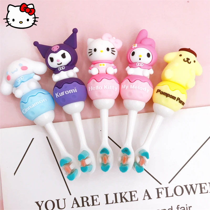 New Kawaii Sanrio HelloKitty Toothbrush Kuromi MyMelody Anime Soft Hair Travel Portable Fiber Toothbrush Set Oral Cleaning Brush
New Kawaii Sanrio HelloKitty Toothbrush Kuromi MyMelody Anime Soft Hair Travel Portable Fiber Toothbrush Set Oral Cleaning Brush