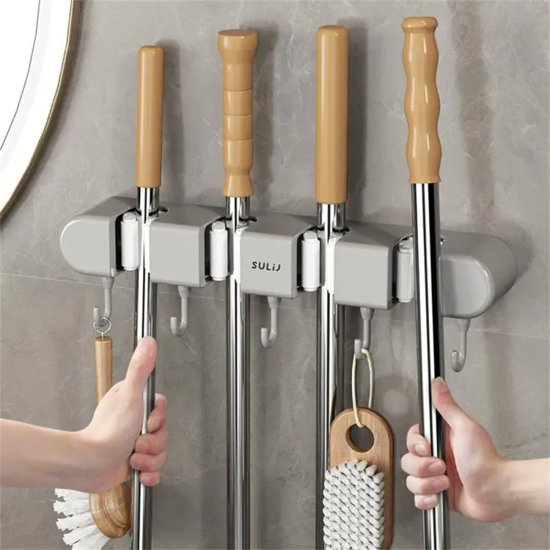 Mop Storage Rack Solid And Stable No Trace Paste Hook Mop Rack Broom Hanger Strong Bearing Capacity Broomstick Hook Mop Holder
Mop Storage Rack Solid And Stable No Trace Paste Hook Mop Rack Broom Hanger Strong Bearing Capacity Broomstick Hook Mop Holder