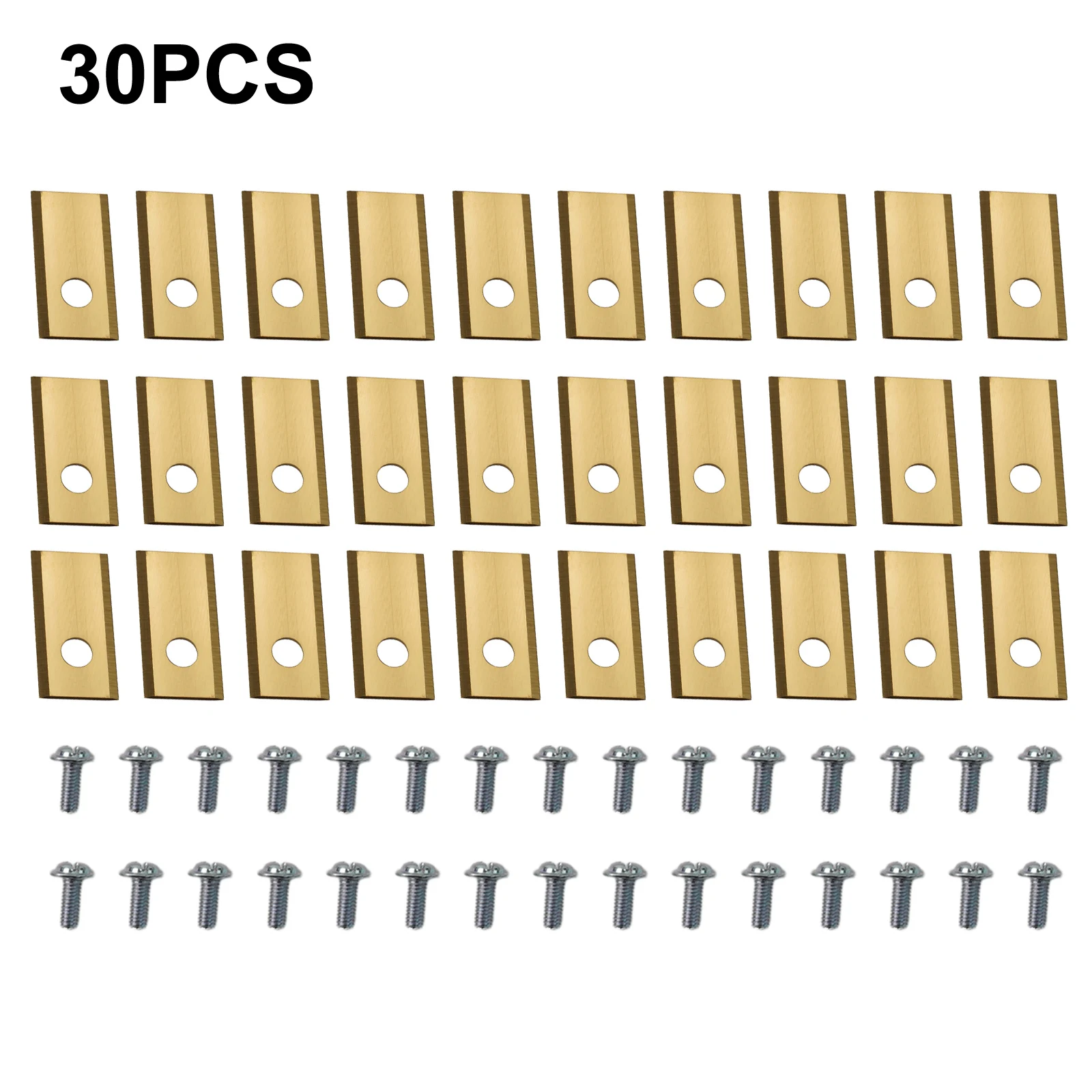 18/30Pcs Titanium Replacement Blades For Worx Landroid Robotic Lawnmower Grass Trimmer Spare Blades Gold Silver
18/30Pcs Titanium Replacement Blades For Worx Landroid Robotic Lawnmower Grass Trimmer Spare Blades Gold Silver