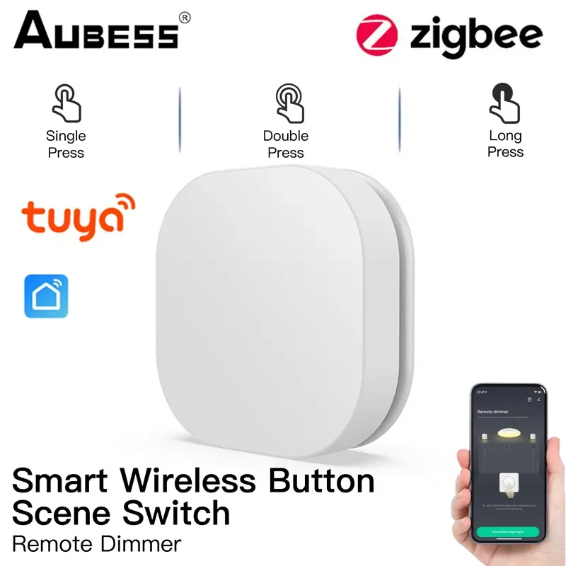 WIFI Smart Zigbee Key Switch Tuya Scene Switch Wireless Remote Switch Button Controller Multi-scene Linkage Automation Scenario
WIFI Smart Zigbee Key Switch Tuya Scene Switch Wireless Remote Switch Button Controller Multi-scene Linkage Automation Scenario