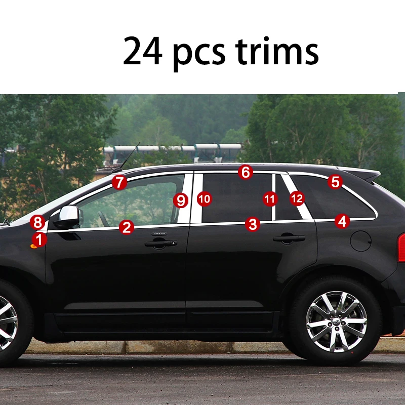 stainless steel car window chrome trims for ford edge 2008 2009 2010 2011 2012 2013 2014 1st generation
stainless steel car window chrome trims for ford edge 2008 2009 2010 2011 2012 2013 2014 1st generation