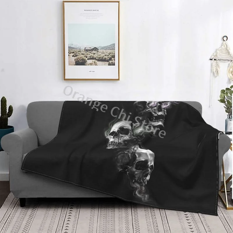 Skull Blanket warm and comfortable flannel wool blanket for sofa bed cover quilt travel custom
Skull Blanket warm and comfortable flannel wool blanket for sofa bed cover quilt travel custom