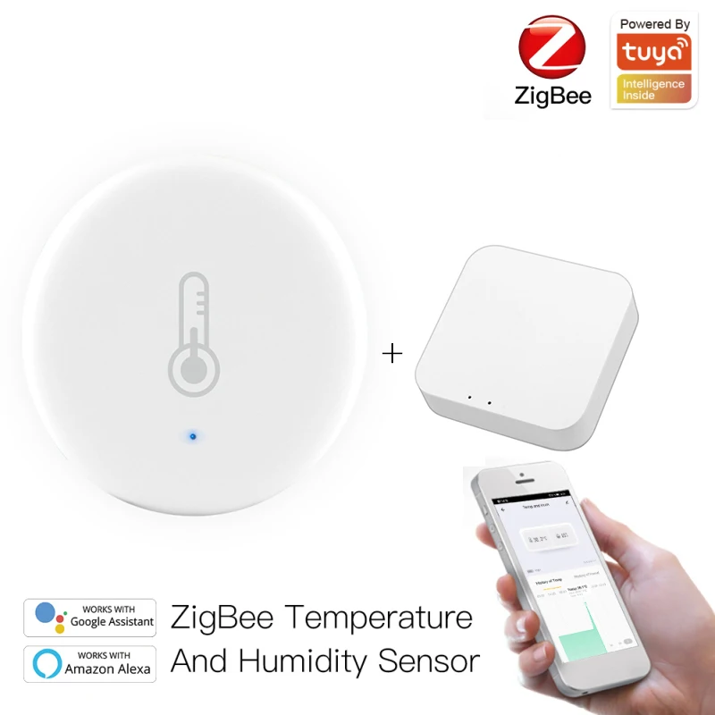 Aubess Tuya ZigBee Temperature Smart Humidity Environment Sensor Zigbee Wireless For Smart Life Alexa Google Home Remote Contro
Aubess Tuya ZigBee Temperature Smart Humidity Environment Sensor Zigbee Wireless For Smart Life Alexa Google Home Remote Contro