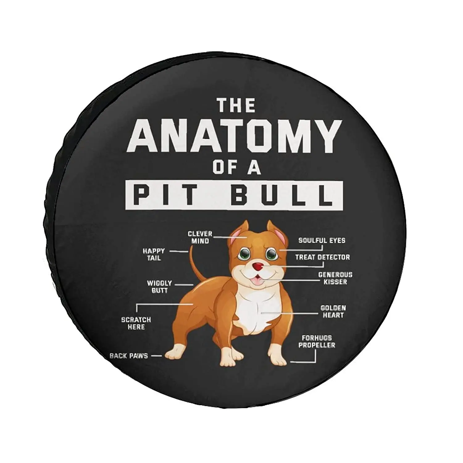 Funny Pitbull Anatomy Universe Exploration Tire Covers Wheel Cover Protectors Weatherproof UV Protection Spare
Funny Pitbull Anatomy Universe Exploration Tire Covers Wheel Cover Protectors Weatherproof UV Protection Spare