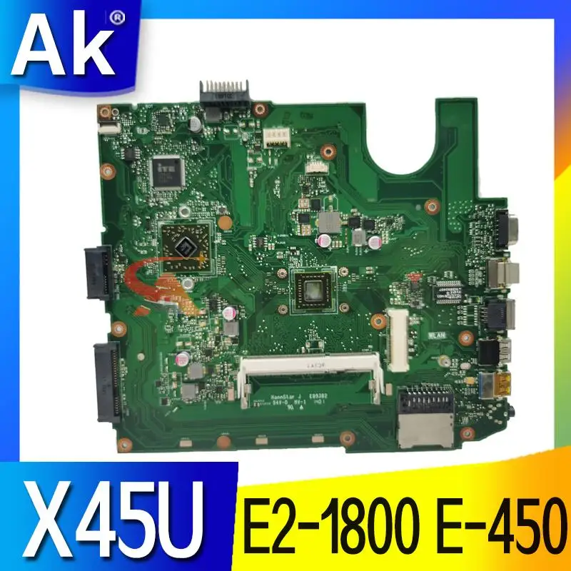 X45U integrated MAINboard for ASUS K45U A45U Laptop Motherboard E2-1800 E-450 100% Working Well
X45U integrated MAINboard for ASUS K45U A45U Laptop Motherboard E2-1800 E-450 100% Working Well