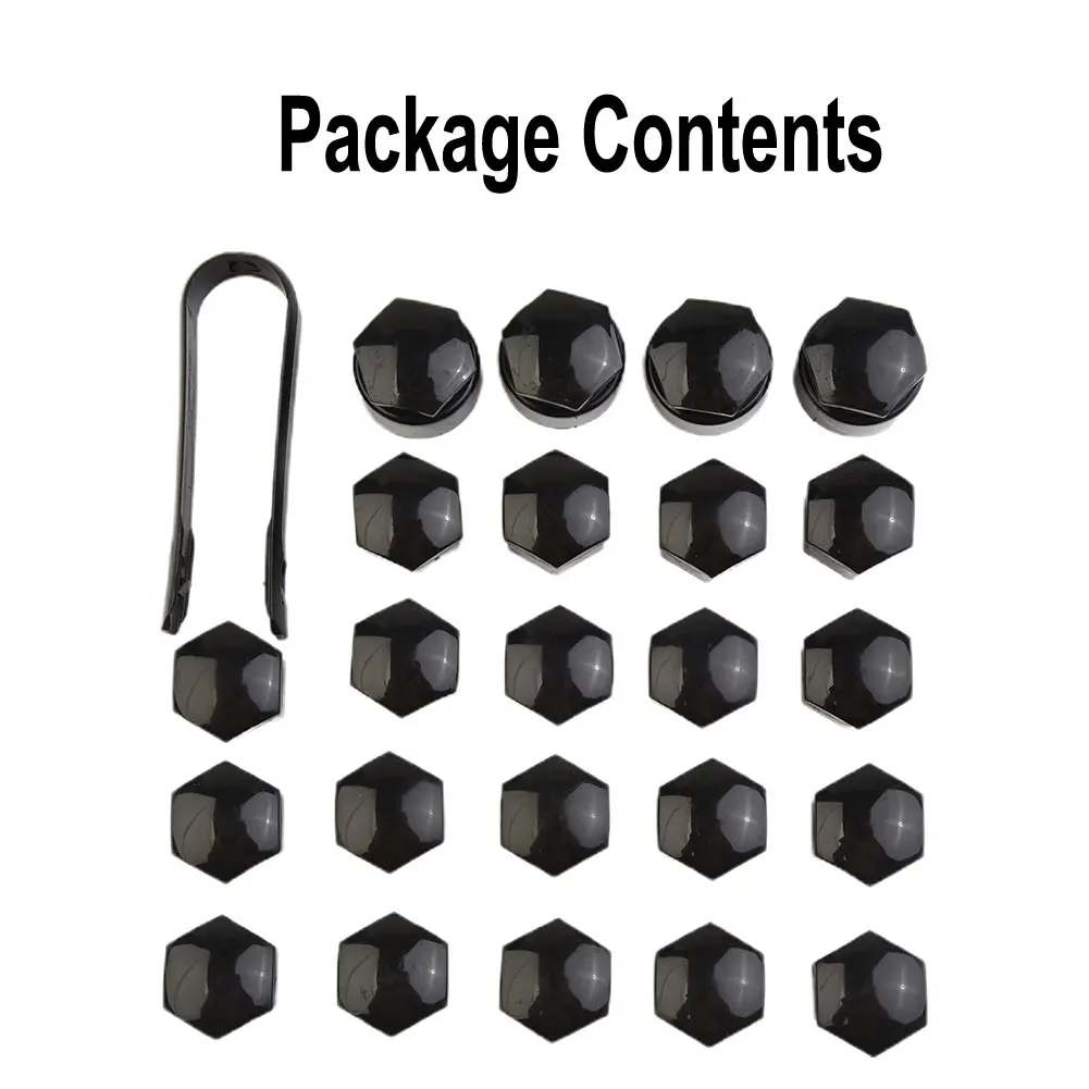 24pcs Wheel Nut Cap Black 24X 17MM Anti-Rust Wheel Nut Protection Covers-Caps For Opel For BMW Exterior Decoration Parts
24pcs Wheel Nut Cap Black 24X 17MM Anti-Rust Wheel Nut Protection Covers-Caps For Opel For BMW Exterior Decoration Parts