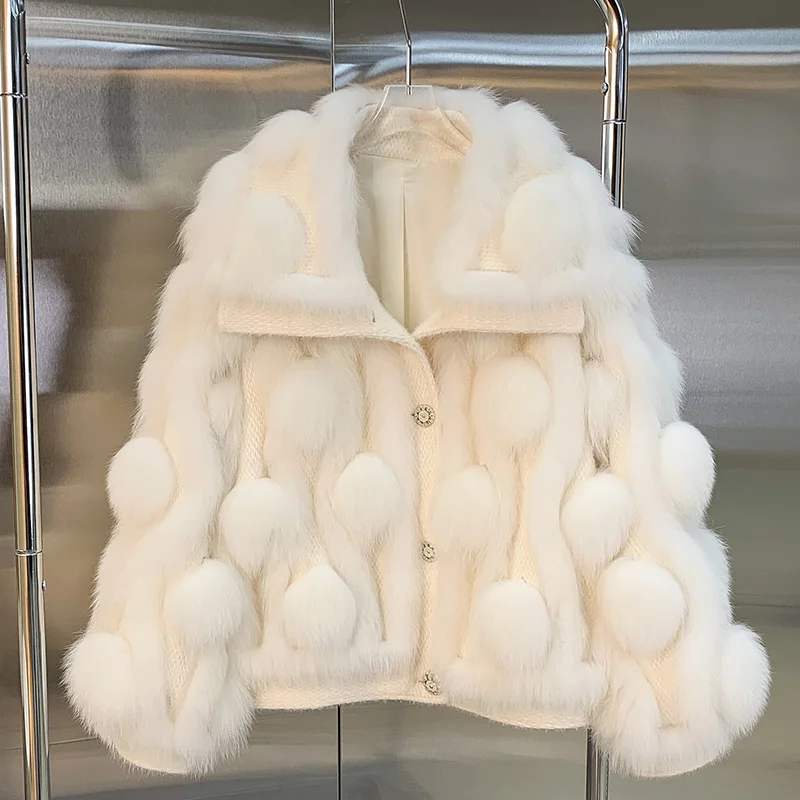 Trendy Fur New Young Large Lapel Cotton Candy Spokes Fox Fur Fur Coat for Women Winter winter jacket women coat women
Trendy Fur New Young Large Lapel Cotton Candy Spokes Fox Fur Fur Coat for Women Winter winter jacket women coat women