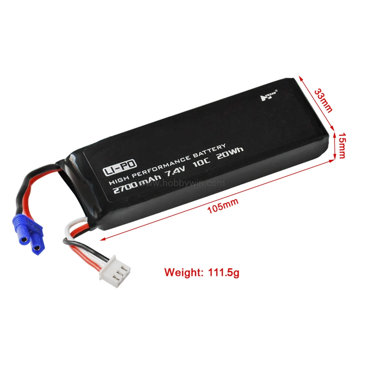 7,4 V 2S 2700mAh 10C LiPO батарея EC2 вилка Hubsan H501S RC модель самолета Lipolymer блок питания
7,4 V 2S 2700mAh 10C LiPO батарея EC2 вилка Hubsan H501S RC модель самолета Lipolymer блок питания