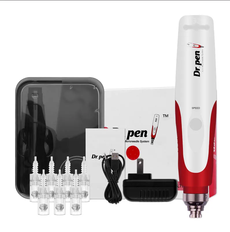 Professional Dermapen Dr Pen Derma Pen RF Microneedling Machine Set Bb Glow MTS Facial Mesotherapy with 8pcs Bayonet Cartridges
Professional Dermapen Dr Pen Derma Pen RF Microneedling Machine Set Bb Glow MTS Facial Mesotherapy with 8pcs Bayonet Cartridges