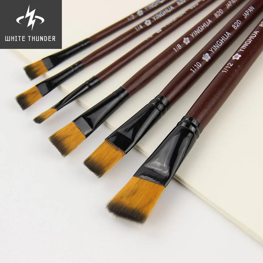 6 PCS/Set New Arrived Nylon Hair Pen Set Wooden Handle Kids Gouache Oil Painting Brush Drawing Painting Teaching Tools
6 PCS/Set New Arrived Nylon Hair Pen Set Wooden Handle Kids Gouache Oil Painting Brush Drawing Painting Teaching Tools