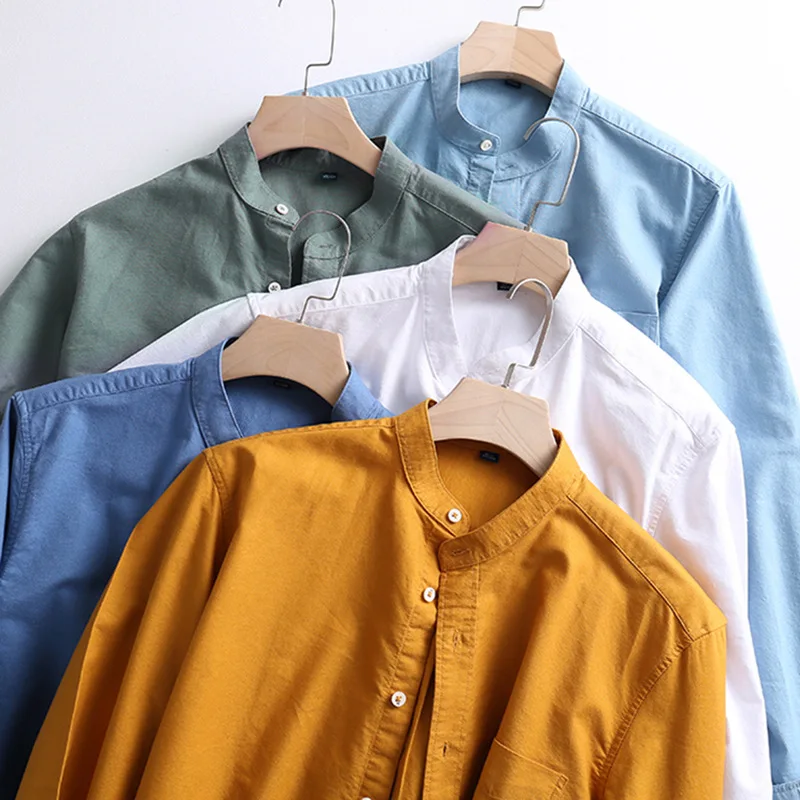2022 Men's High Quality Crease Resistant Simple Fashion Shirt Men's Business Casual Stand Collar Solid Color Formal Men's Shirt
2022 Men's High Quality Crease Resistant Simple Fashion Shirt Men's Business Casual Stand Collar Solid Color Formal Men's Shirt