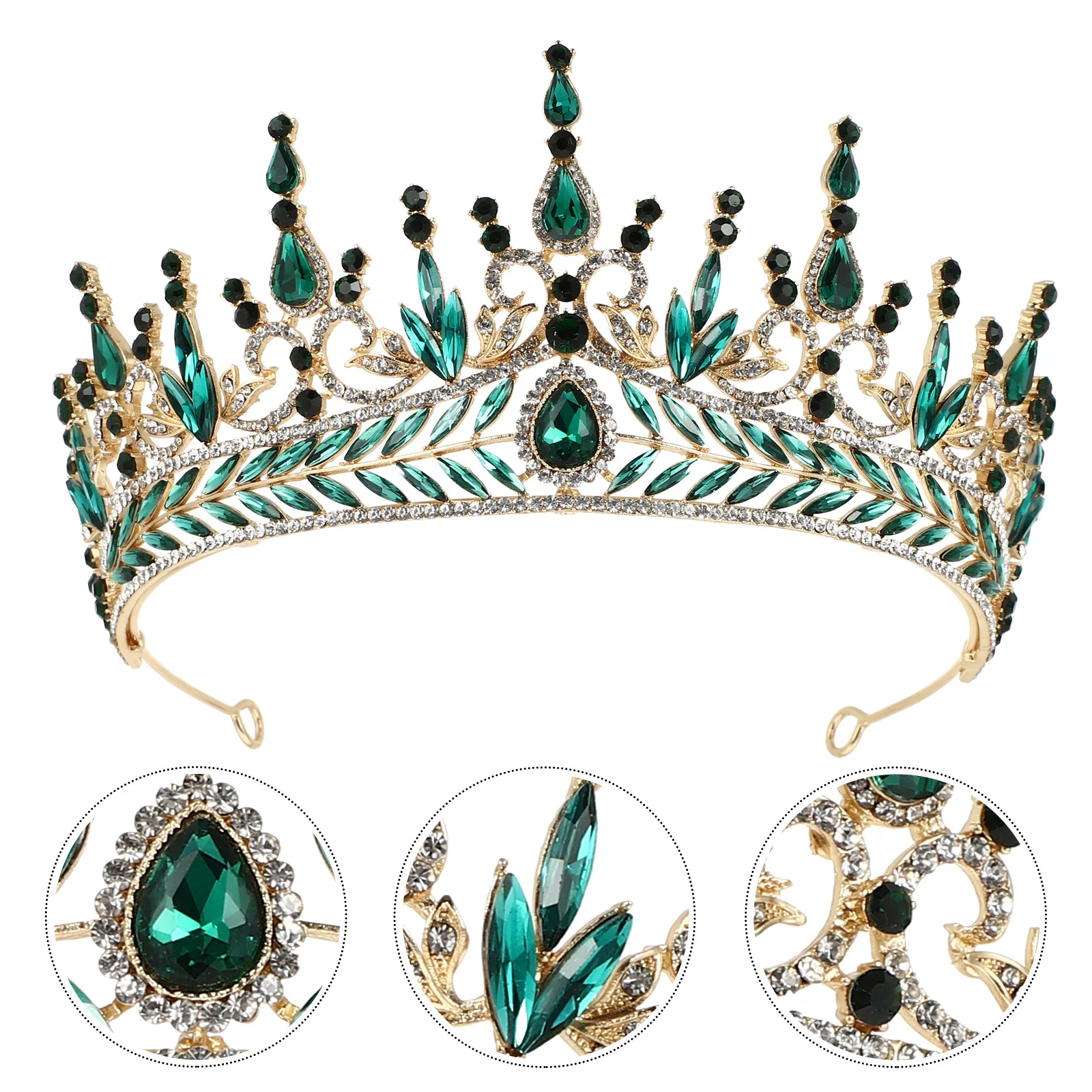 Baroque Crown Chic Bridal Exquisite Rhinestone Headdress Tiara Photo Wedding Bride
Baroque Crown Chic Bridal Exquisite Rhinestone Headdress Tiara Photo Wedding Bride