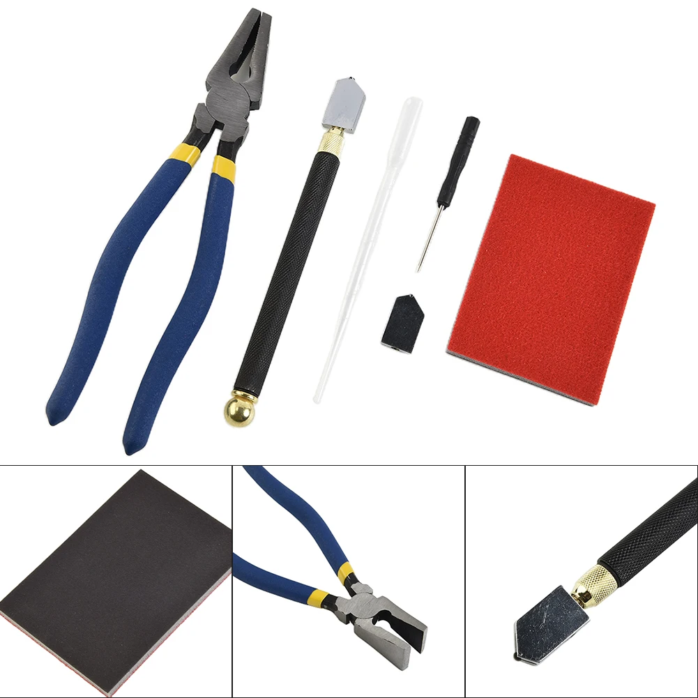 Durable Outdoor Home Glass Cutter Kit Glass Kit Accessories DIY Glass Running Pliers Parts Stained Glass Supplies
Durable Outdoor Home Glass Cutter Kit Glass Kit Accessories DIY Glass Running Pliers Parts Stained Glass Supplies