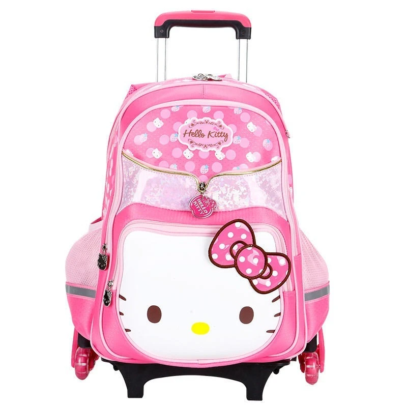Sanrio Hello Kitty Trolley School Bag Kawaii Scary Stairs Student Gift Light Rain Cover New Style Cute School Supplies Prize Kit
Sanrio Hello Kitty Trolley School Bag Kawaii Scary Stairs Student Gift Light Rain Cover New Style Cute School Supplies Prize Kit