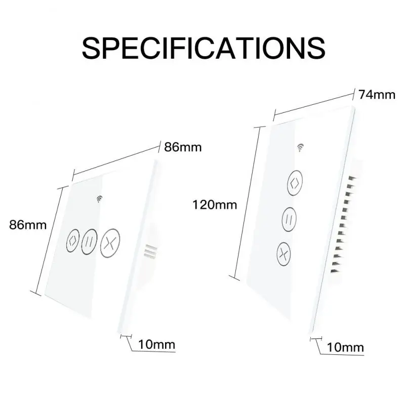 Tuya ZigBee RF Smart Touch Curtain Switch Roller Blinds Shutter Wireless Control Relay Status Work With Amazon Alexa Google Home
Tuya ZigBee RF Smart Touch Curtain Switch Roller Blinds Shutter Wireless Control Relay Status Work With Amazon Alexa Google Home