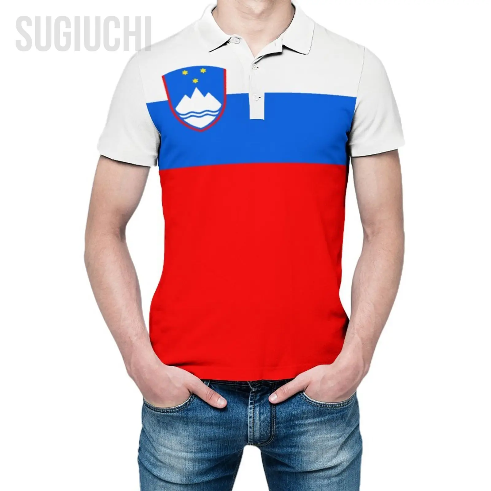 Unisex Polo Shirt Slovenia Flag 3D Print Man Polo Fashion Clothing Tracksuits Short Sleeves
Unisex Polo Shirt Slovenia Flag 3D Print Man Polo Fashion Clothing Tracksuits Short Sleeves
