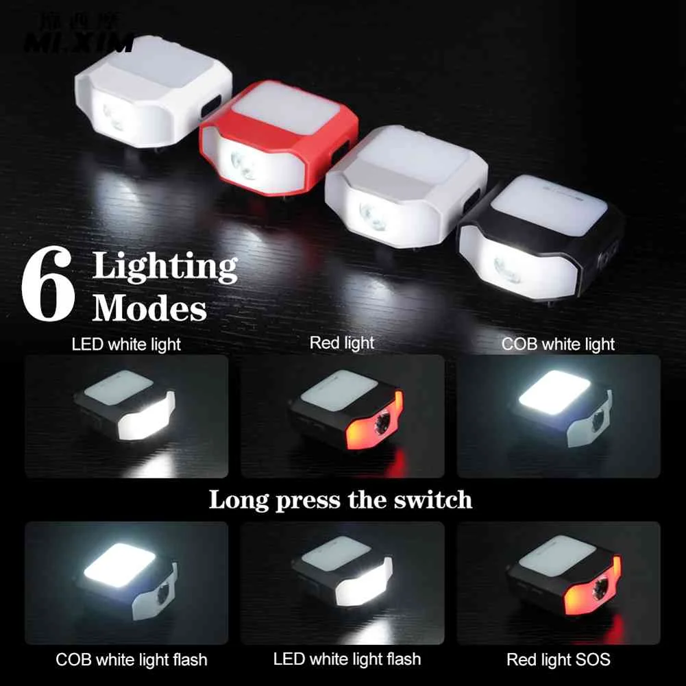 LED COB Sensor Cap Clip Light Smart Sensor Hiking Headlamp 6 Modes Flashlight Portable Type-C Charging Waterproof for Emergency
LED COB Sensor Cap Clip Light Smart Sensor Hiking Headlamp 6 Modes Flashlight Portable Type-C Charging Waterproof for Emergency