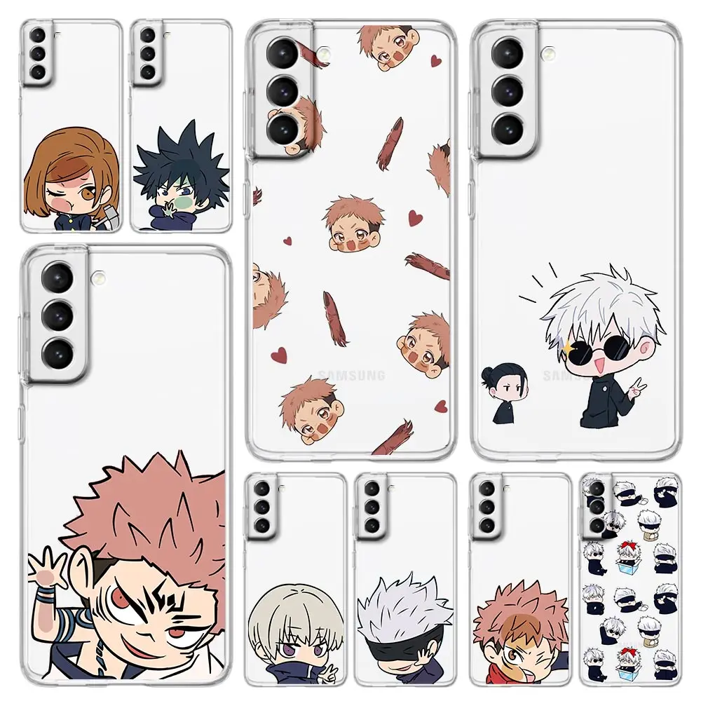 Anime jujutsu kaisen Cute Phone Case For Samsung Galaxy S22 S20 FE S21 Ultra 5G S10 S10E S9 S8 Plus Note 10 20 Soft Clear Cover
Anime jujutsu kaisen Cute Phone Case For Samsung Galaxy S22 S20 FE S21 Ultra 5G S10 S10E S9 S8 Plus Note 10 20 Soft Clear Cover