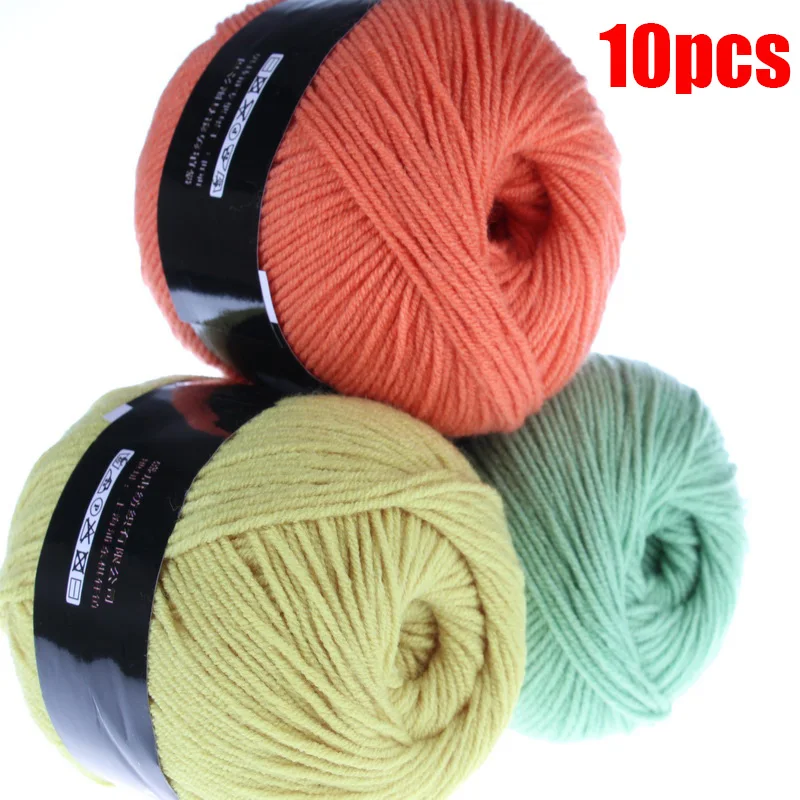 10pcs 50g Yarn Newest Cotton Yarn for Knitting Crochet Yarn Soft Skin-friendly Yarn Crochet Threads
10pcs 50g Yarn Newest Cotton Yarn for Knitting Crochet Yarn Soft Skin-friendly Yarn Crochet Threads