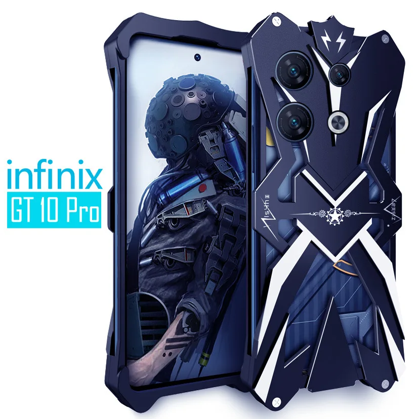 Original Luxury Armor Metal Aluminum Phone Cases For Infinix Gt 10 Gt10 Pro Cover Mechanical Purely Handmade Skull Case
Original Luxury Armor Metal Aluminum Phone Cases For Infinix Gt 10 Gt10 Pro Cover Mechanical Purely Handmade Skull Case