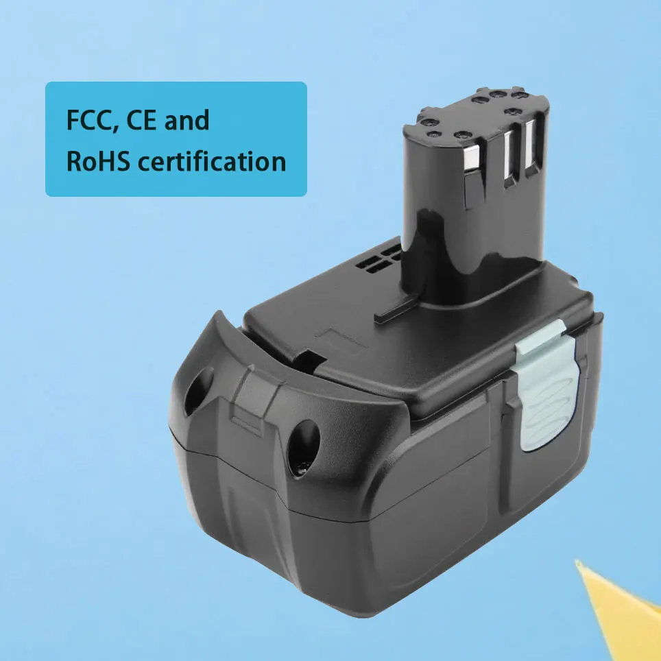 2022 12800mAh 18VLi-ion Battery Compatible with HITACHI WH18DMR WR18DL、C18DLX、CJ18DL、CR18DL、CR18DV、DH18DLX Power Cordless Tools
2022 12800mAh 18VLi-ion Battery Compatible with HITACHI WH18DMR WR18DL、C18DLX、CJ18DL、CR18DL、CR18DV、DH18DLX Power Cordless Tools