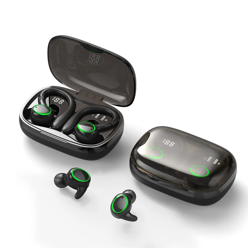 TWS New Wireless Bluetooth Bilateral Stereo Earbuds Waterproof Sports Sweat-proof Ear-hook LED Digital Display Headset
TWS New Wireless Bluetooth Bilateral Stereo Earbuds Waterproof Sports Sweat-proof Ear-hook LED Digital Display Headset