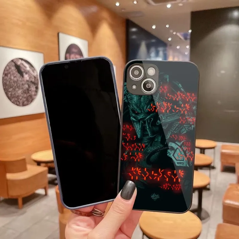 Чехол для телефона с жидким стеклом Alien Vs Predator для IPhone 14, 13, 12, 11 Pro Max, X, XR, XS, 8, 7 Plus
Чехол для телефона с жидким стеклом Alien Vs Predator для IPhone 14, 13, 12, 11 Pro Max, X, XR, XS, 8, 7 Plus