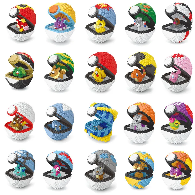 Poke Ball Miniature Small Particle Building Blocks Micro Particle Brick Leisure Children's Toy
Poke Ball Miniature Small Particle Building Blocks Micro Particle Brick Leisure Children's Toy
