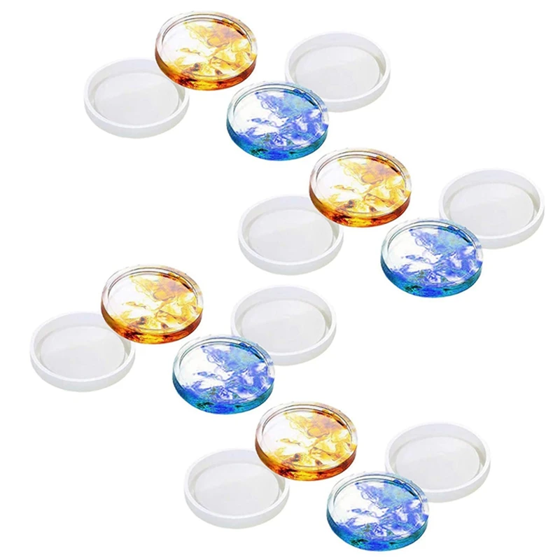 16 Pack Round Silicone Coaster Molds,Clear Epoxy Molds For Casting With Resin,Concrete,Cement And Polymer Clay
16 Pack Round Silicone Coaster Molds,Clear Epoxy Molds For Casting With Resin,Concrete,Cement And Polymer Clay