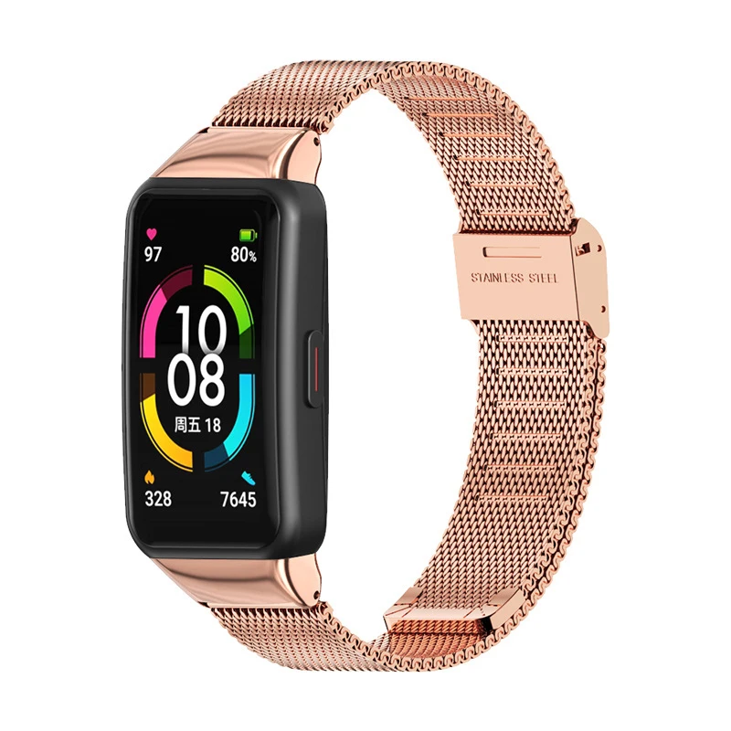 Браслет из нержавеющей стали для Huawei Band 6, металлический Смарт-браслет для Honor Band 6
Браслет из нержавеющей стали для Huawei Band 6, металлический Смарт-браслет для Honor Band 6