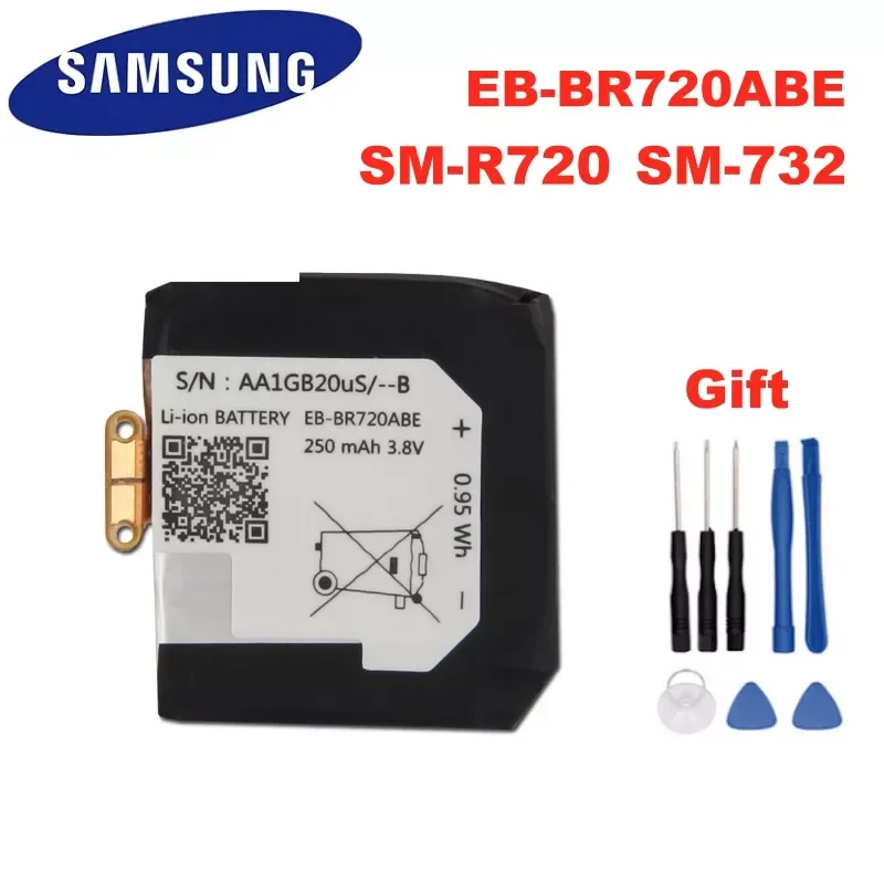Оригинальная батарея для Samsung Gear S2 Classic SM-R720 R720 SM-R732 R732 250mAh EB-BR720ABE
Оригинальная батарея для Samsung Gear S2 Classic SM-R720 R720 SM-R732 R732 250mAh EB-BR720ABE