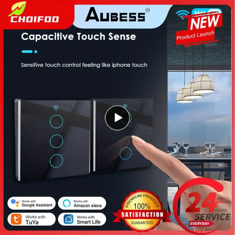 1~5PCS Tuya EU WiFi / Zigbee Smart Light Switch Touch Switch Smart Life Remote Control Works With Alexa Google Home Yandex Alice
1~5PCS Tuya EU WiFi / Zigbee Smart Light Switch Touch Switch Smart Life Remote Control Works With Alexa Google Home Yandex Alice