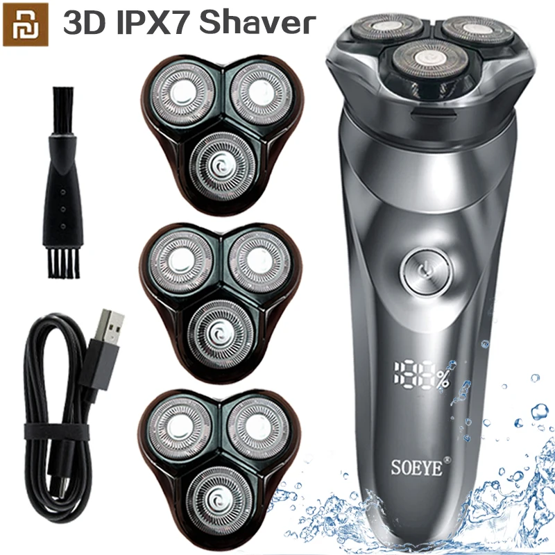 Xiaomi Youpin Men's Shaver Electric Razor Trimmer for Men Beard Trimmer Shaving Machine Rechargeable LCD Display IPX7 Waterproof
Xiaomi Youpin Men's Shaver Electric Razor Trimmer for Men Beard Trimmer Shaving Machine Rechargeable LCD Display IPX7 Waterproof