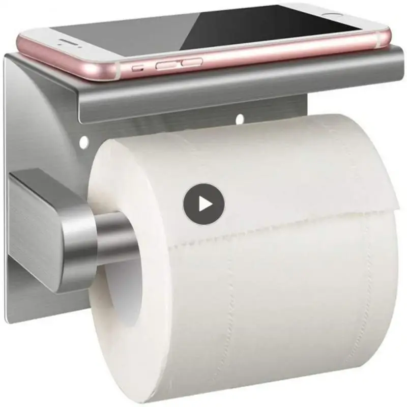 Bathroom Toilet Towel Paper Holder Phone Holder Wall Mount WC Rolhouder Paper Holder With Shelf Towel Rack Tissue Boxes Black
Bathroom Toilet Towel Paper Holder Phone Holder Wall Mount WC Rolhouder Paper Holder With Shelf Towel Rack Tissue Boxes Black