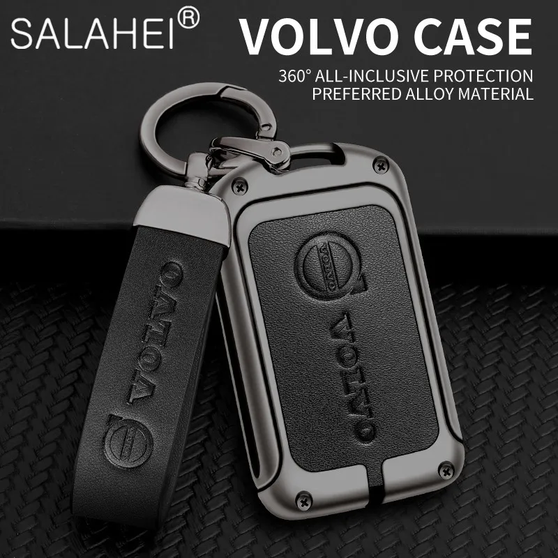 Fashion Metal Leather Car Key Case Cover Protect For Volvo S60 S90 XC40 XC60 XC90 V60 V90 T5 T6 T8 Polestar 1 2 Auto Accessories
Fashion Metal Leather Car Key Case Cover Protect For Volvo S60 S90 XC40 XC60 XC90 V60 V90 T5 T6 T8 Polestar 1 2 Auto Accessories