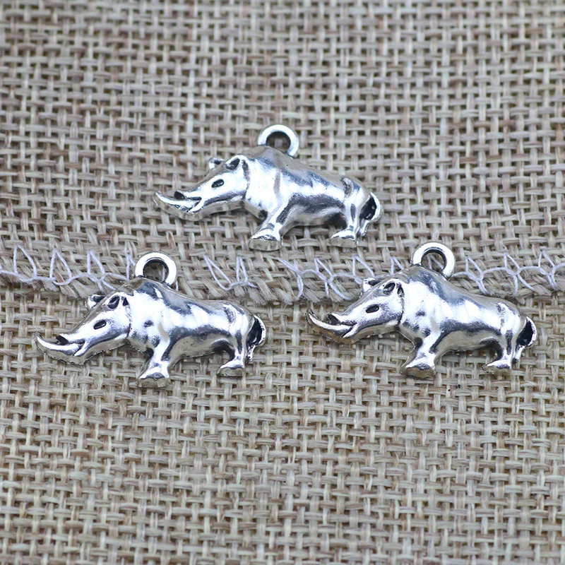 20pcs16*26mm Rhinoceros Anmail Charm Pendant Antique Silver Color DIY Charms Pendant For Jewelry Making
20pcs16*26mm Rhinoceros Anmail Charm Pendant Antique Silver Color DIY Charms Pendant For Jewelry Making