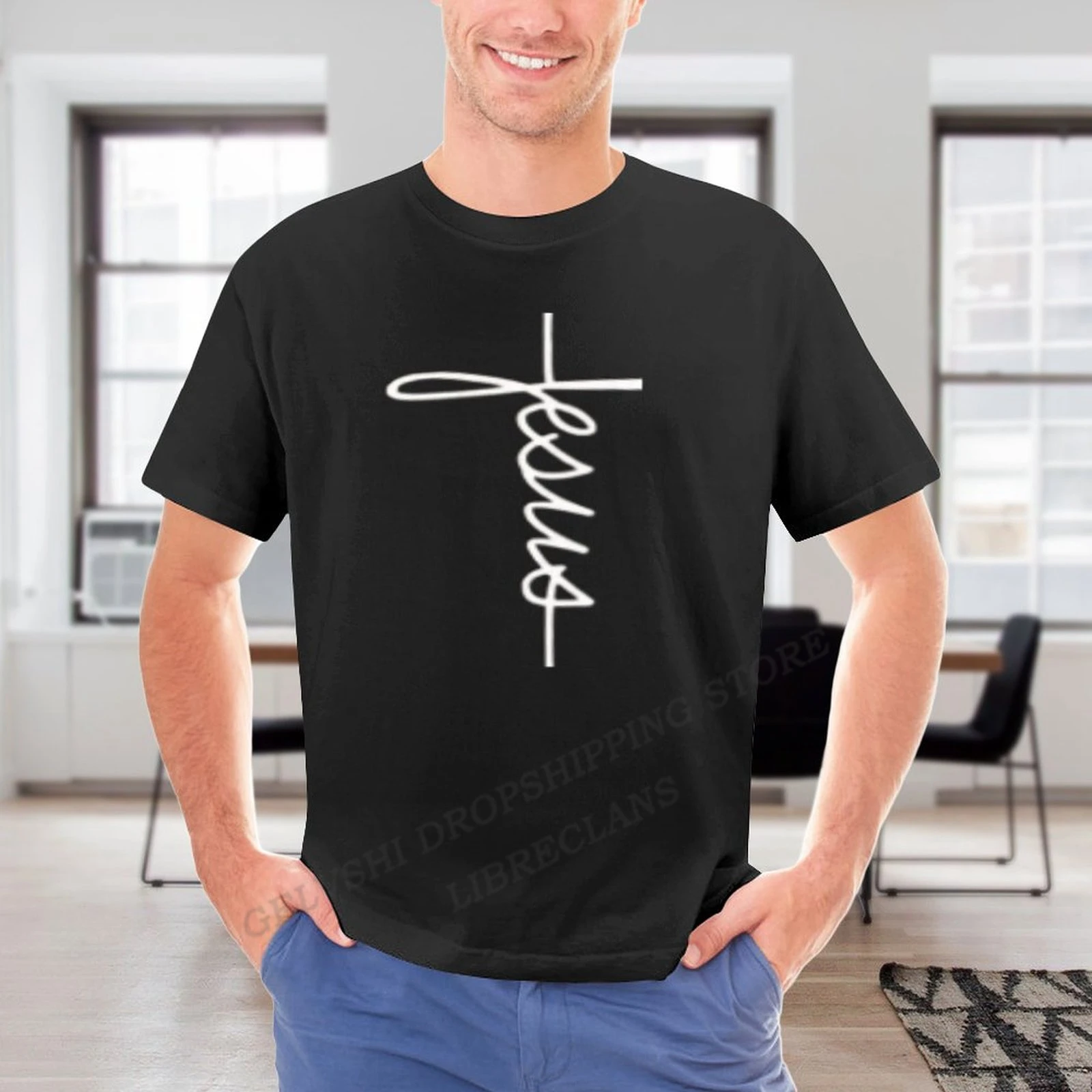 Jesus Christian Cross T shirt Cotton Tshirt Kid Hip Hop Tops Tees Women Tshirt Loose Camisetas Hombre Men Women Fashion T-shirts
Jesus Christian Cross T shirt Cotton Tshirt Kid Hip Hop Tops Tees Women Tshirt Loose Camisetas Hombre Men Women Fashion T-shirts
