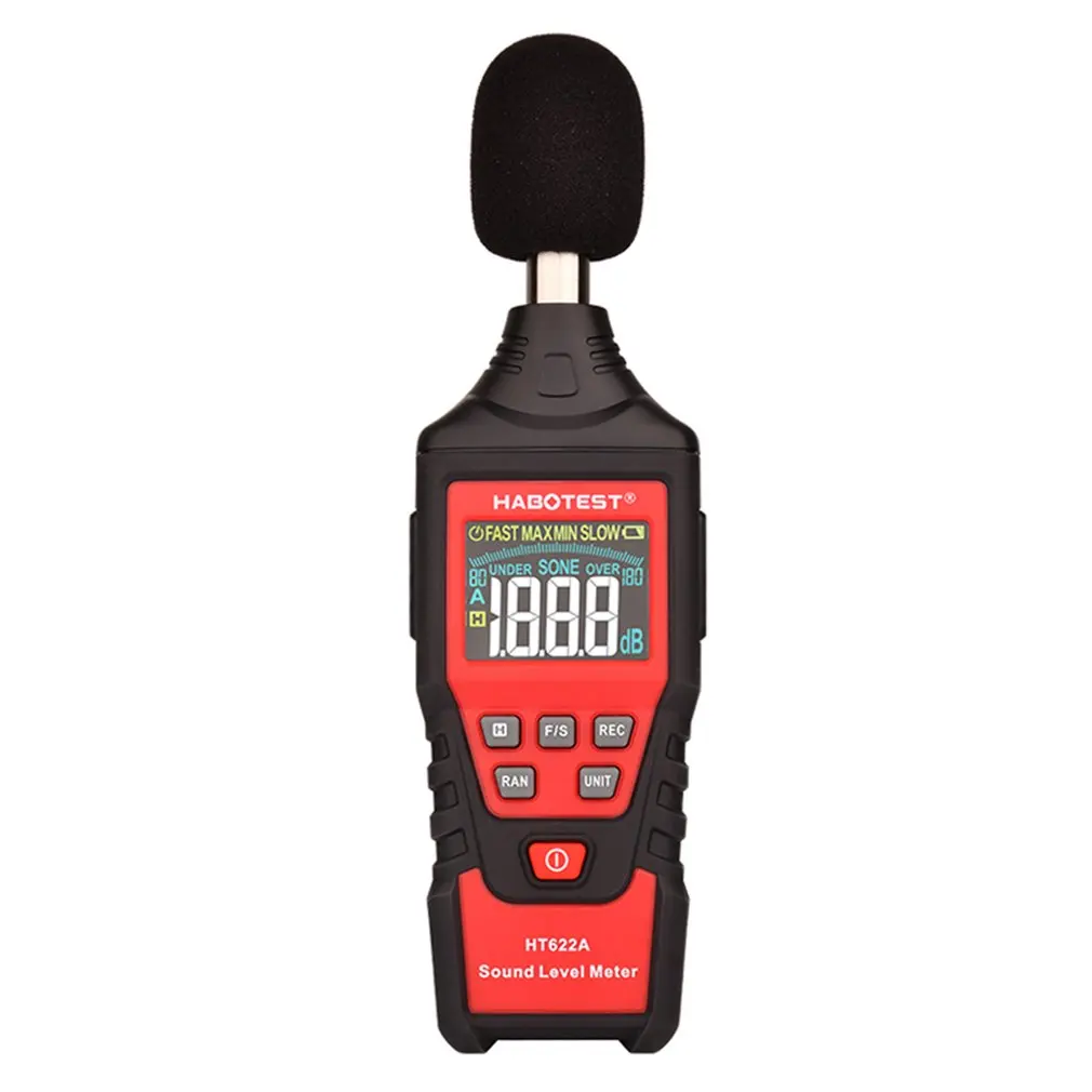 Шумомер HABOTEST HT622A цифровой измеритель уровня звука 30-130 дБ децибел мониторы аудио детектор измерительный прибор ЖК-дисплей
Шумомер HABOTEST HT622A цифровой измеритель уровня звука 30-130 дБ децибел мониторы аудио детектор измерительный прибор ЖК-дисплей